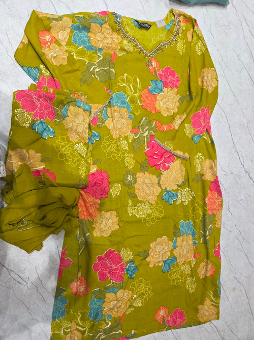 ryon fabric 3pcs suit